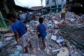 Ecuador evalúa reconstruccion de areas afectadas por sismo en más 3.000  millones de dólares