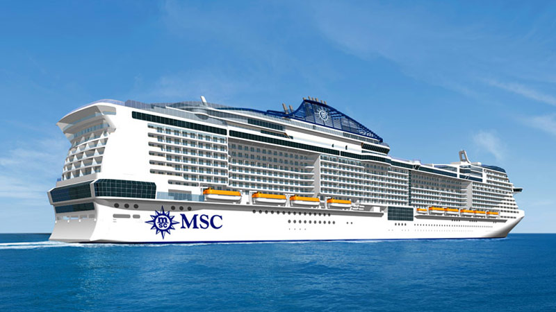 La primera vuelta al mundo de MSC Cruceros partirá de Barcelona en 2019