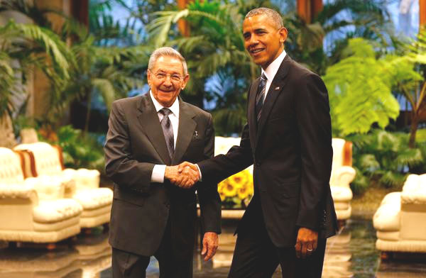 Barack Obama y Raúl Castro cara a cara en La Habana 