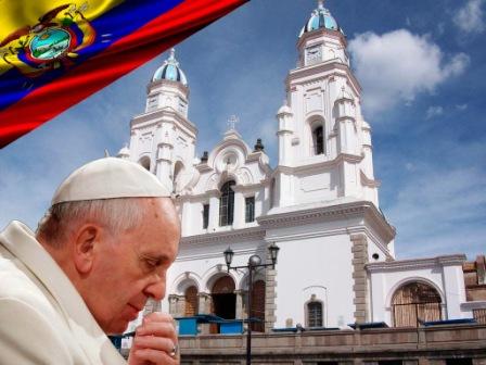Quito registró 180 000 visitantes durante viaje del Papa a Ecuador 