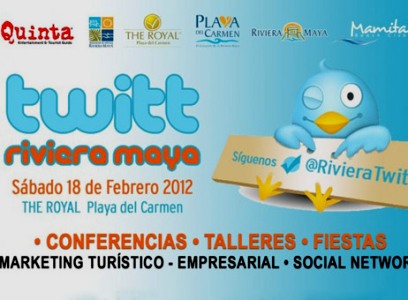 Twitteros analizarán en Riviera Maya el entorno de la web 2.0