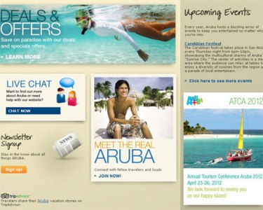 Aruba lanza versión de web turística para Smartphone