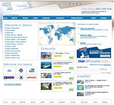 España: CWT lanza web dedicada a cruceros, actividad en la que espera crecer un 25 por ciento este año